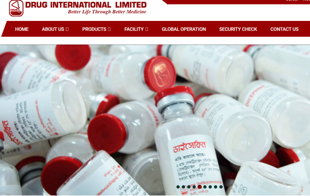  pharmaceutical companies in bangladesh		